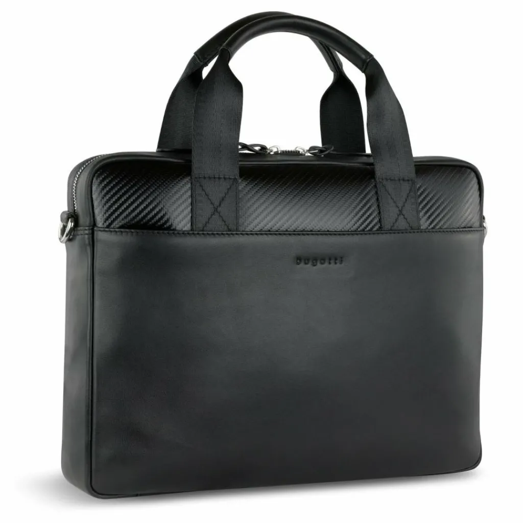 Online bugatti Comet bags Aktentasche Leder 36 cm Laptopfach schwarz