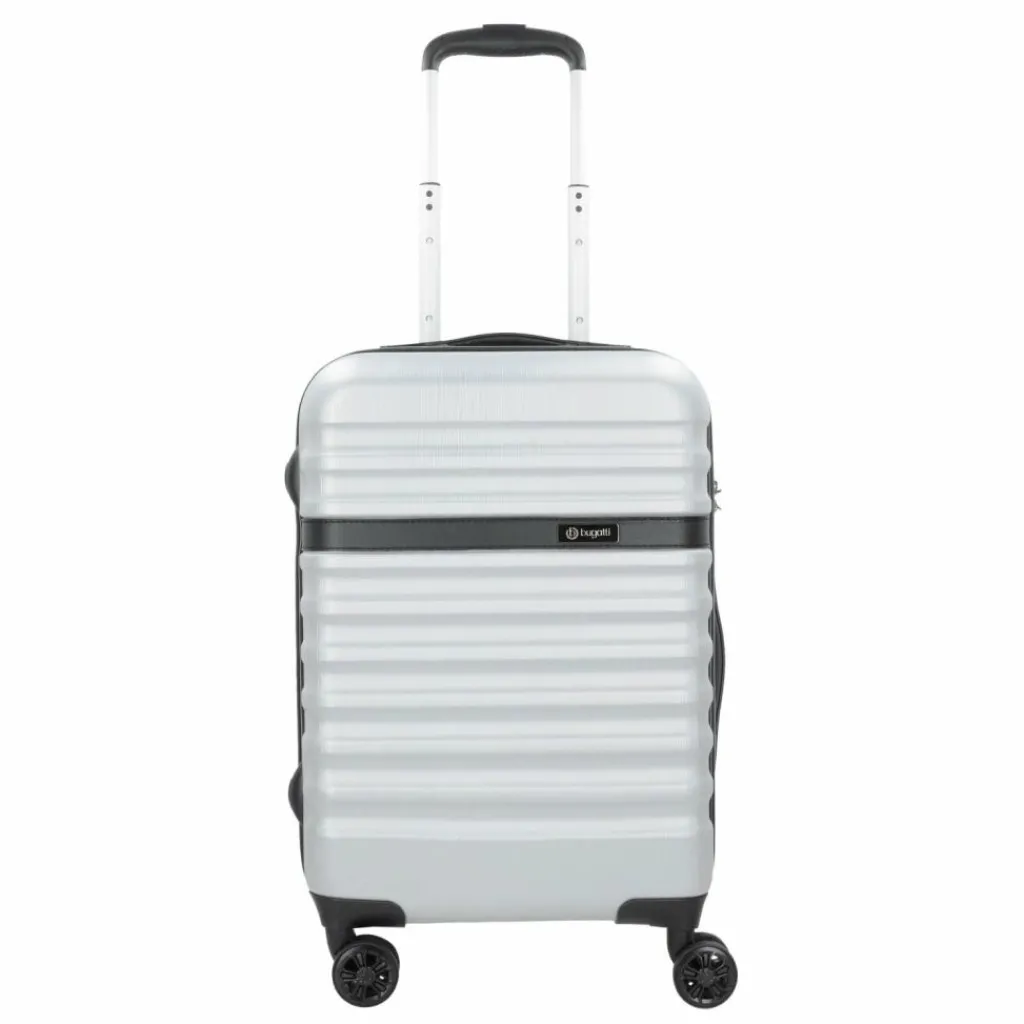 bugatti Hartgepäck Kabinengepäck|4-Rollen Kabinentrolleys<Corium 4-Rollen Kabinentrolley 55 cm silberfarben