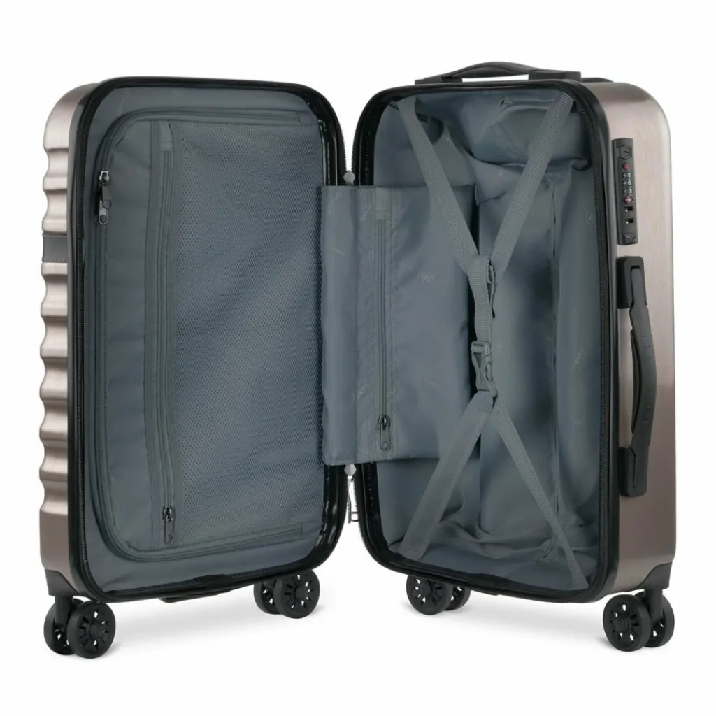 Best bugatti Corium 4-Rollen Kabinentrolley 55 cm rose