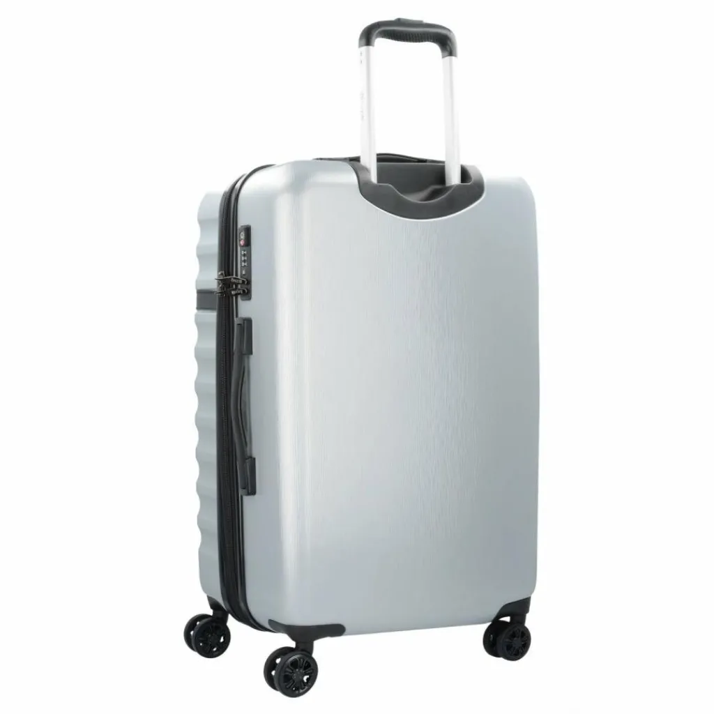 bugatti Koffersets Als Hartgepäck|Koffersets 3-Teilig<Corium 4-Rollen Kofferset 3tlg. silberfarben