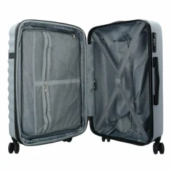 bugatti Koffersets Als Hartgepäck|Koffersets 3-Teilig<Corium 4-Rollen Kofferset 3tlg. silberfarben