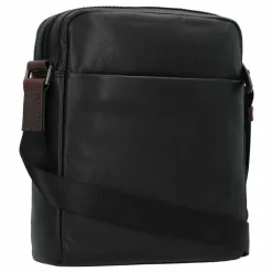 New bugatti Corso DeLuxe Umhängetasche Leder 22 cm schwarz