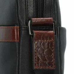 New bugatti Corso DeLuxe Umhängetasche Leder 22 cm schwarz