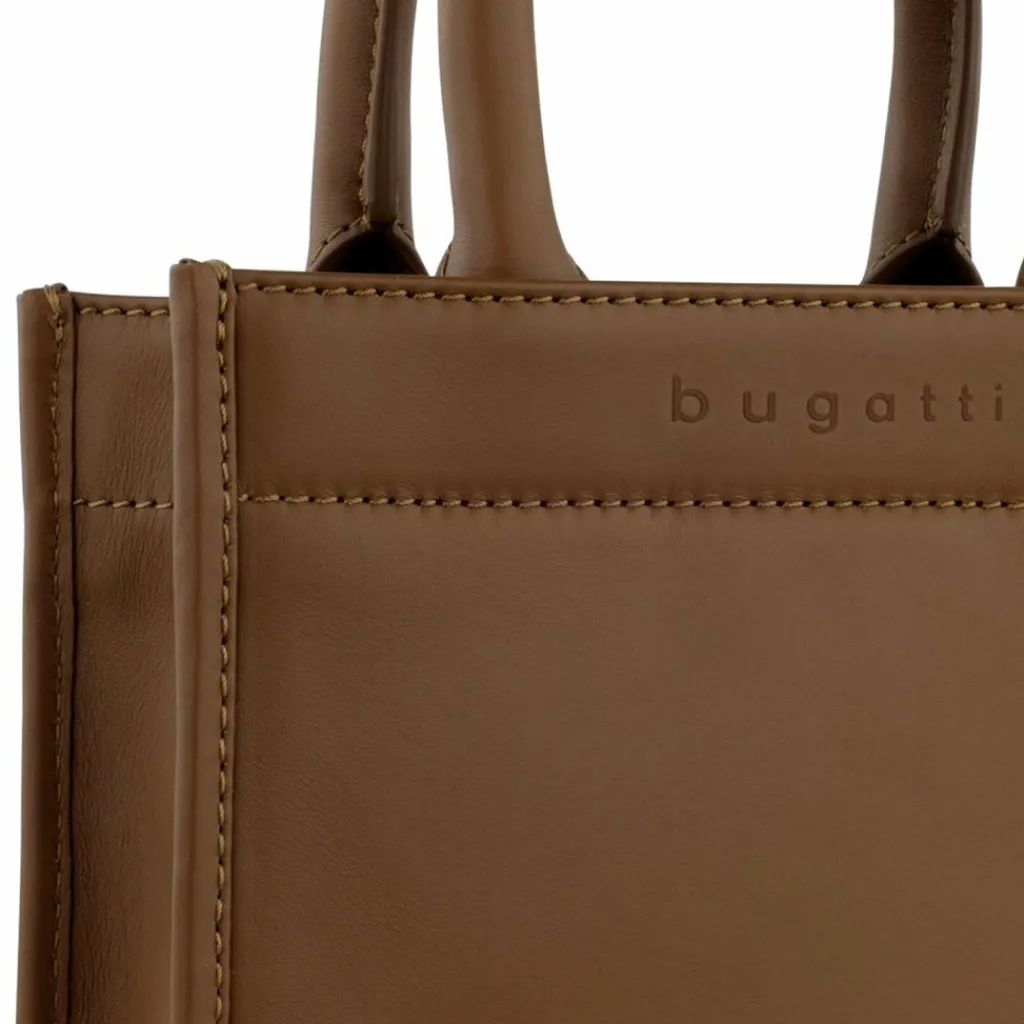 Outlet bugatti Daphne Handtasche Leder 19 cm cognac