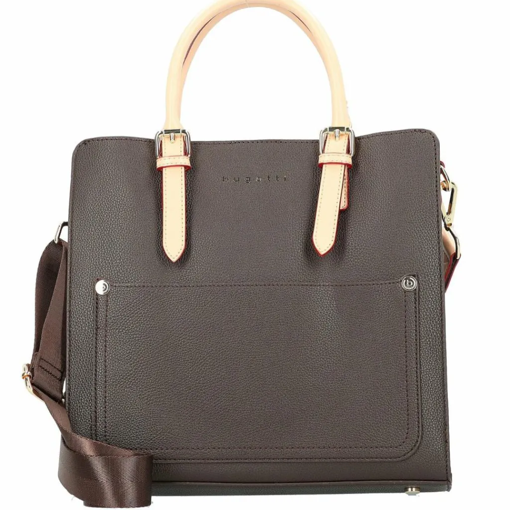 Discount bugatti Ella Handtasche 30 cm dunkelbraun