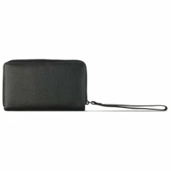 bugatti Damengeldbörsen Querformat<Elsa Geldbörse RFID Schutz Leder 15.5 cm schwarz