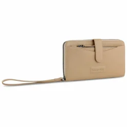 bugatti Damengeldbörsen Querformat<Elsa Geldbörse RFID Schutz Leder 19 cm sand