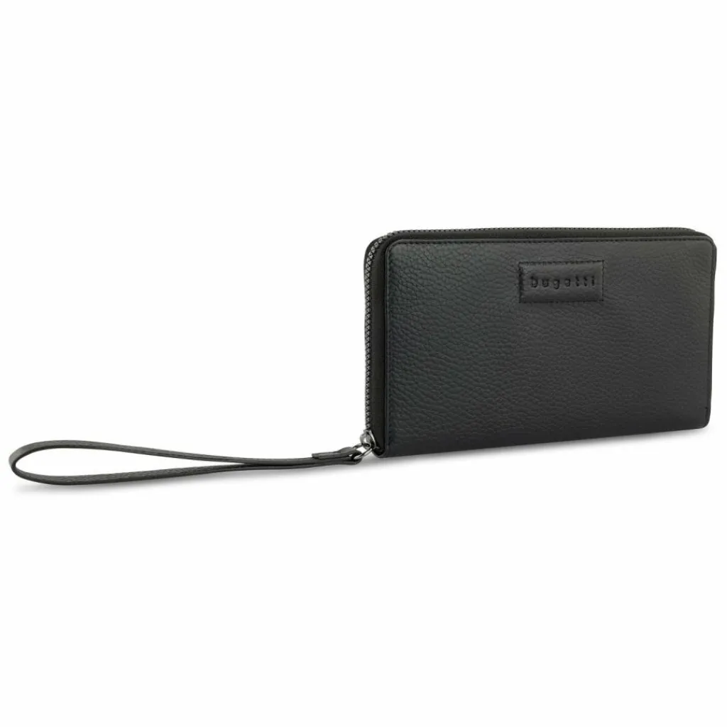 Discount bugatti Elsa Geldbörse RFID Schutz Leder 19 cm schwarz