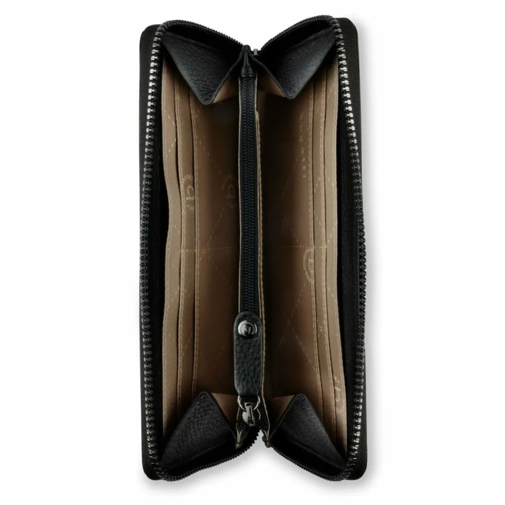 Discount bugatti Elsa Geldbörse RFID Schutz Leder 19 cm schwarz