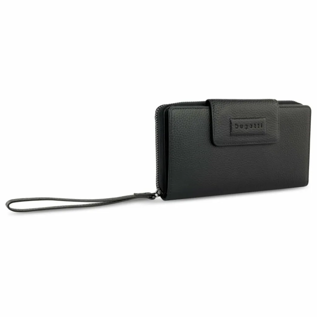 Sale bugatti Elsa Geldbörse RFID Schutz Leder 19 cm schwarz