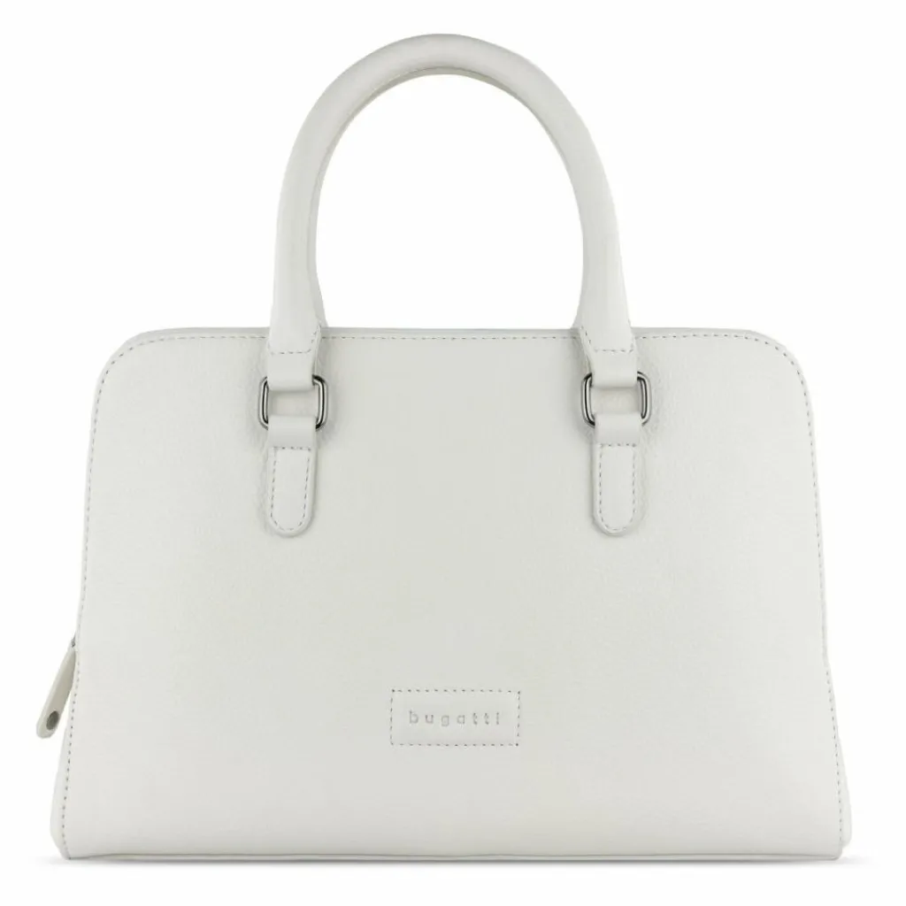 Discount bugatti Elsa Handtasche Leder 32 cm weiß