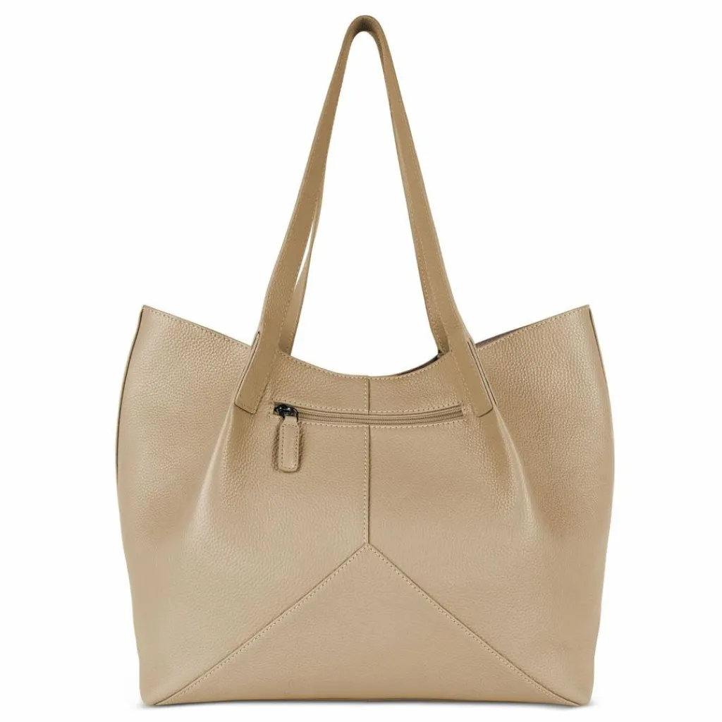 bugatti Henkeltaschen|Schultertaschen<Elsa Schultertasche Leder 38 cm sand