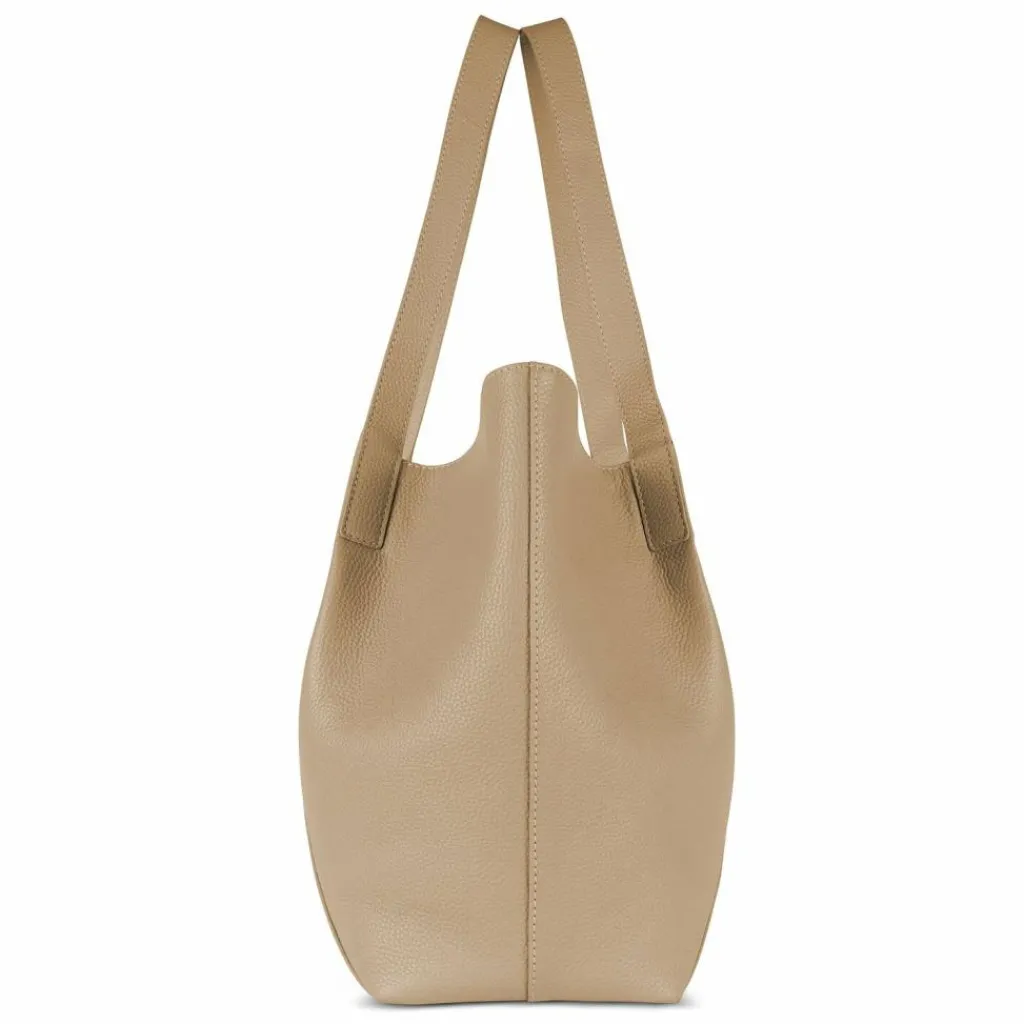 bugatti Henkeltaschen|Schultertaschen<Elsa Schultertasche Leder 38 cm sand