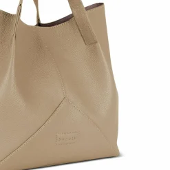 bugatti Henkeltaschen|Schultertaschen<Elsa Schultertasche Leder 38 cm sand