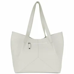 bugatti Elsa Schultertasche Leder 38 cm weiß