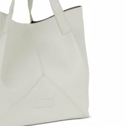 bugatti Elsa Schultertasche Leder 38 cm weiß