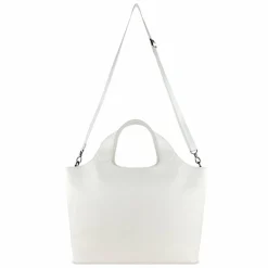 New bugatti Elsa Shopper Tasche L Leder 50 cm Laptopfach weiß