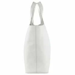 New bugatti Elsa Shopper Tasche L Leder 50 cm Laptopfach weiß