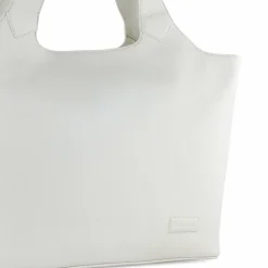 New bugatti Elsa Shopper Tasche L Leder 50 cm Laptopfach weiß