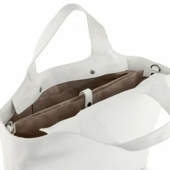 New bugatti Elsa Shopper Tasche L Leder 50 cm Laptopfach weiß