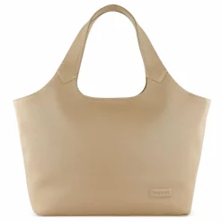 bugatti Shopper|Schultertaschen<Elsa Shopper Tasche M Leder 42 cm sand