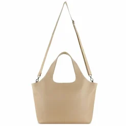 bugatti Shopper|Schultertaschen<Elsa Shopper Tasche M Leder 42 cm sand