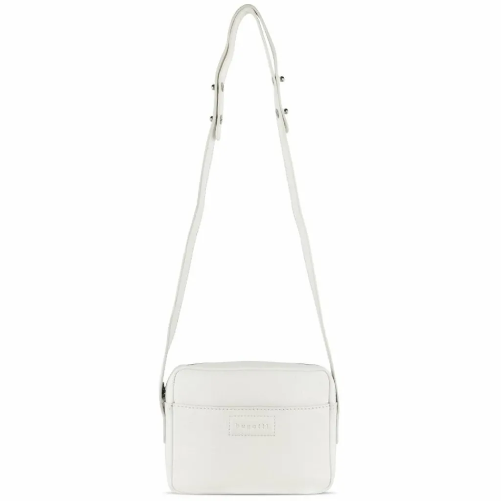 bugatti Umhängetaschen<Elsa Umhängetasche Leder 19 cm weiß