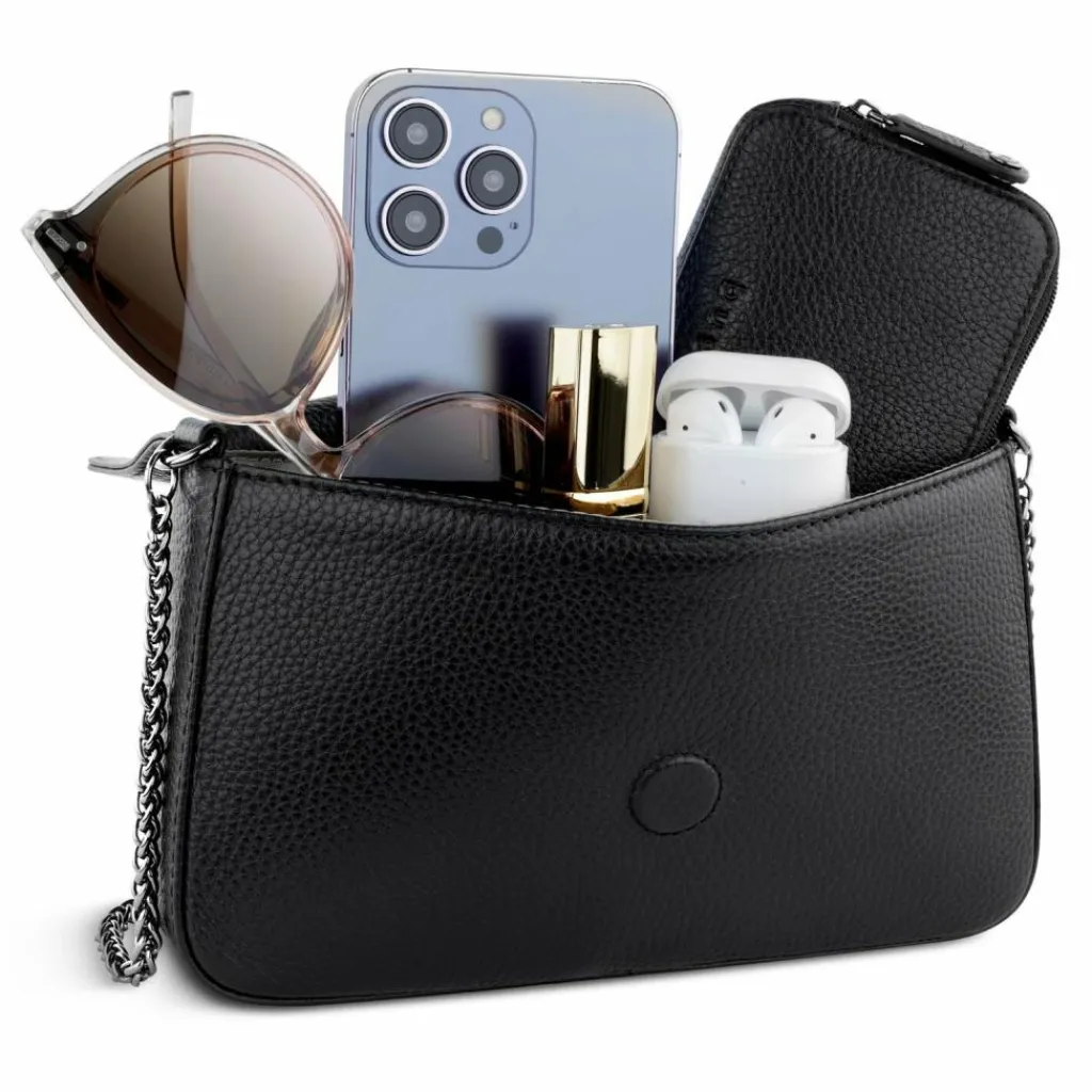 bugatti Umhängetaschen<Elsa Umhängetasche Leder 21.5 cm schwarz