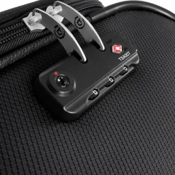 bugatti Weichgepäck Kabinengepäck|4-Rollen Kabinentrolleys<Go Light Soft 4 Rollen Kabinentrolley S 54 cm black