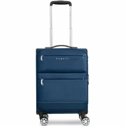 bugatti Weichgepäck Kabinengepäck|4-Rollen Kabinentrolleys<Go Light Soft 4 Rollen Kabinentrolley S 54 cm blue