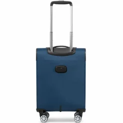bugatti Weichgepäck Kabinengepäck|4-Rollen Kabinentrolleys<Go Light Soft 4 Rollen Kabinentrolley S 54 cm blue