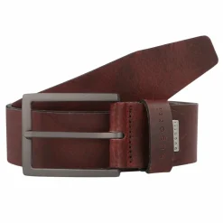 bugatti Gürtel Leder mittelbraun