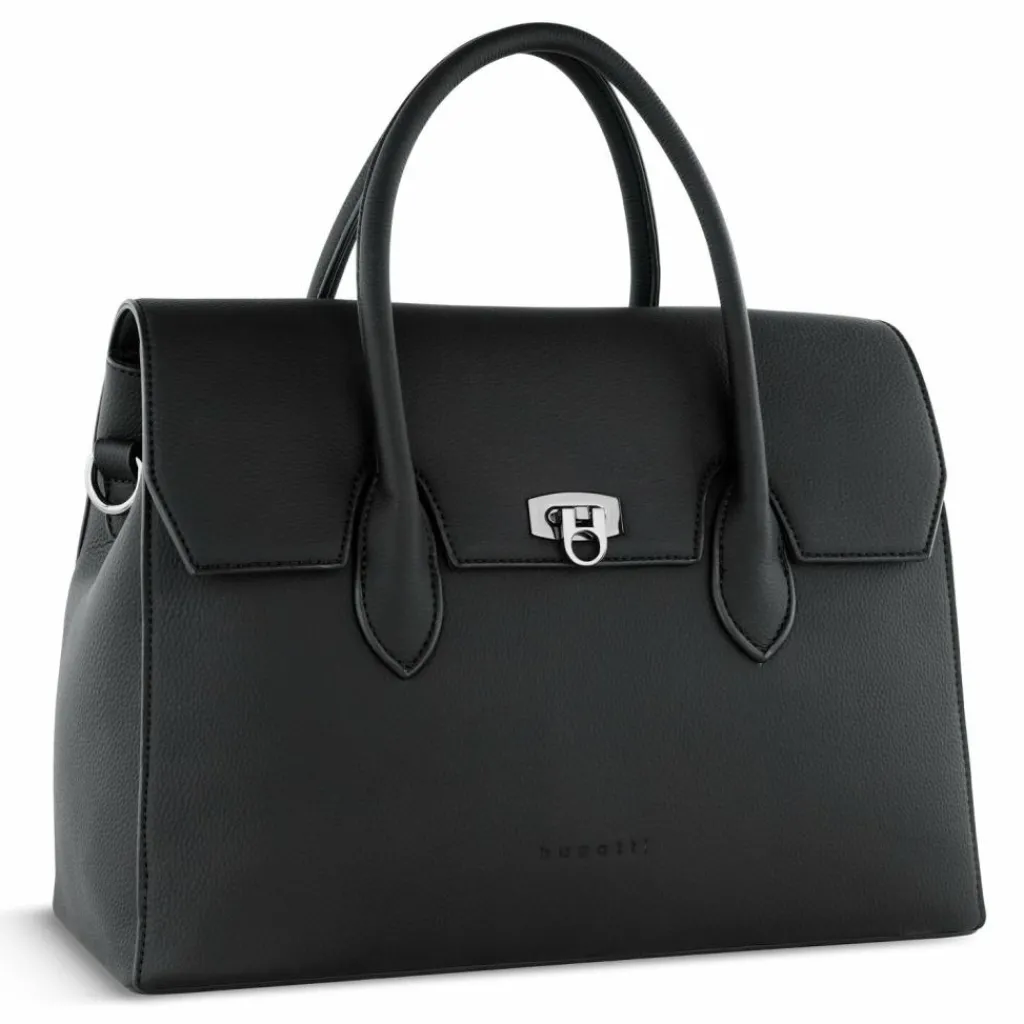 bugatti Schultertaschen<Iria Schultertasche L 36 cm schwarz