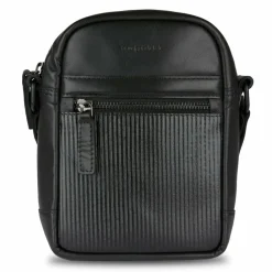 Online bugatti Joel Mini Bag Umhängetasche S Leder 16 cm schwarz