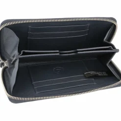 bugatti Lady Top Geldbörse Leder 19 cm dunkelblau