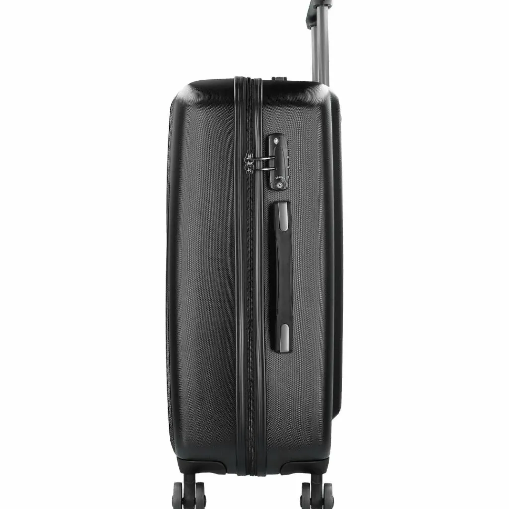 bugatti Lima 2.0 FL 4-Rollen Kofferset 3tlg mit Doppelrollen schwarz