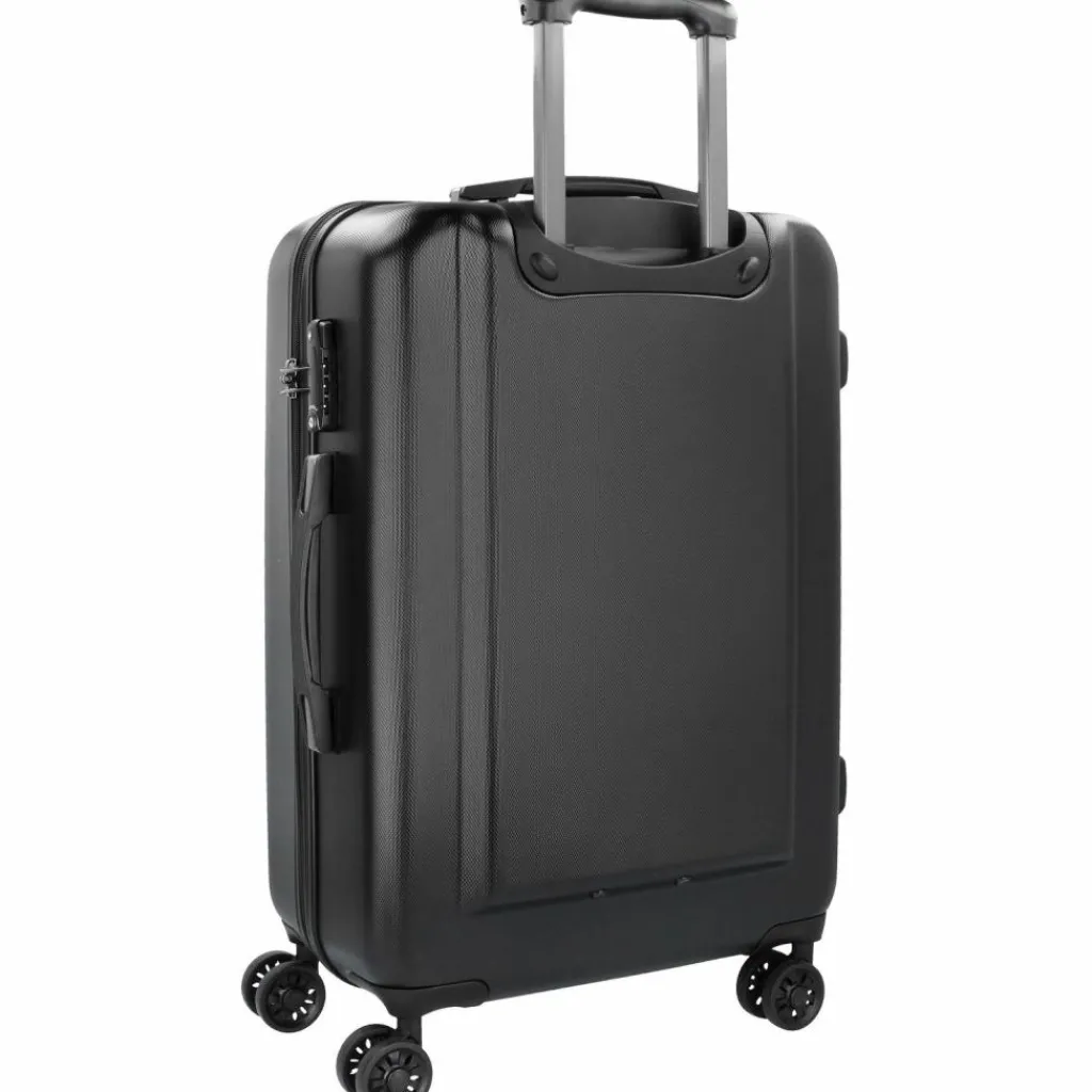 bugatti Lima 2.0 FL 4-Rollen Kofferset 3tlg mit Doppelrollen schwarz