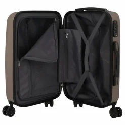 Discount bugatti Lima 2.0 4-Rollen Kabinentrolley 55 cm mit Doppelrollen bronze