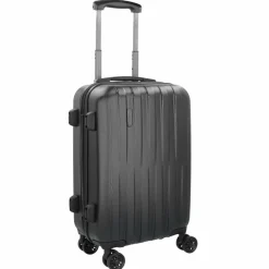 bugatti Hartgepäck Kabinengepäck|4-Rollen Kabinentrolleys<Lima 2.0 4-Rollen Kabinentrolley 55 cm mit Doppelrollen schwarz