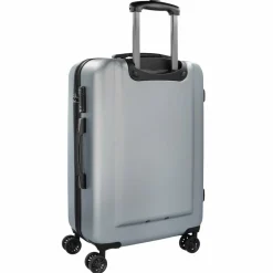 Discount bugatti Lima 2.0 4-Rollen Trolley 66 cm mit Doppelrollen silberfarben