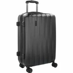bugatti Hartgepäck|4-Rollen Koffer<Lima 2.0 4-Rollen Trolley 66 cm mit Doppelrollen schwarz