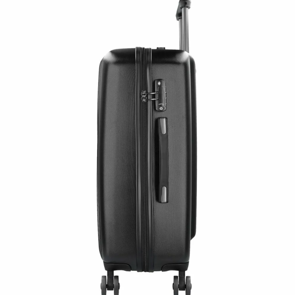 bugatti Hartgepäck|4-Rollen Koffer<Lima 2.0 4-Rollen Trolley 75 cm mit Doppelrollen schwarz