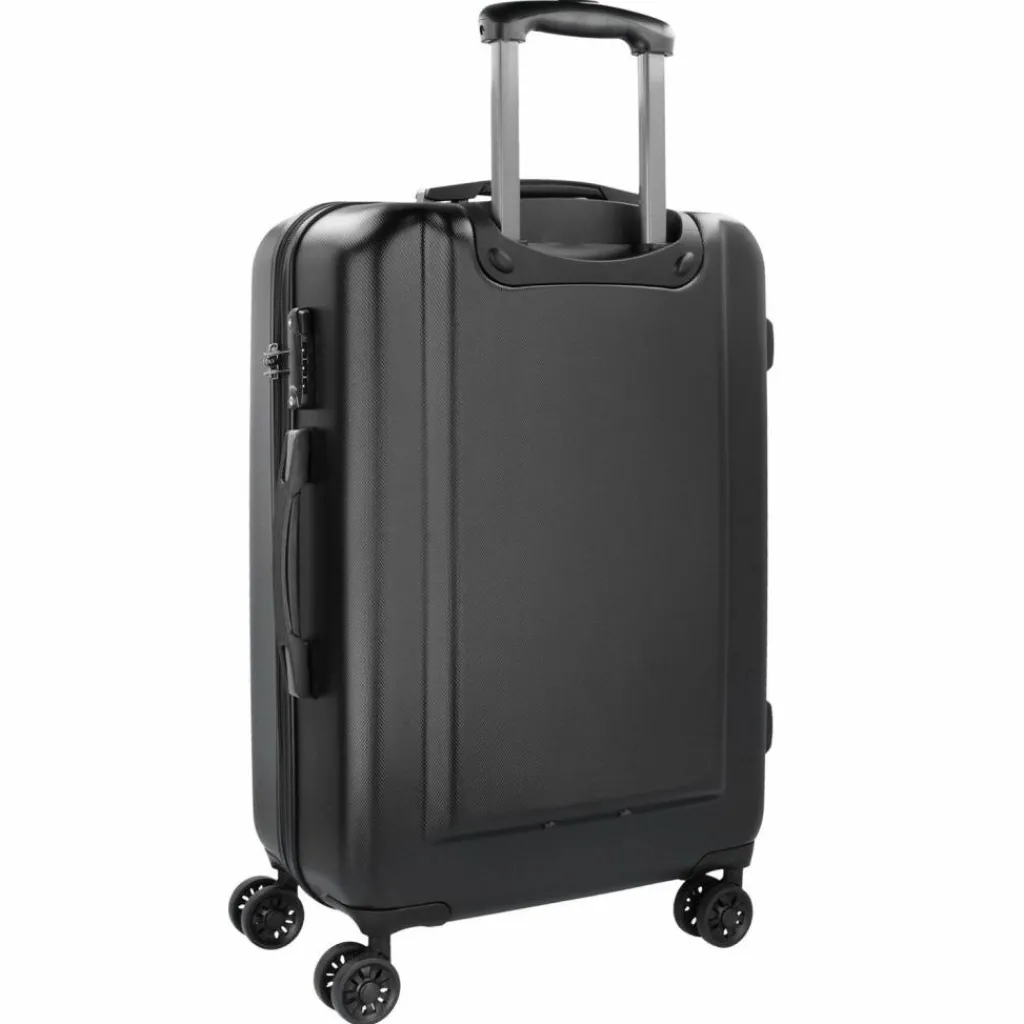 bugatti Hartgepäck|4-Rollen Koffer<Lima 2.0 4-Rollen Trolley 75 cm mit Doppelrollen schwarz