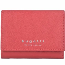 bugatti Damengeldbörsen Querformat<Linda Geldbörse Leder 12 cm rot