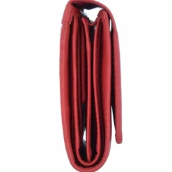 bugatti Damengeldbörsen Querformat<Linda Geldbörse Leder 12 cm rot