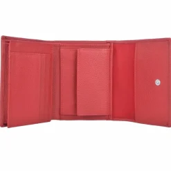 bugatti Damengeldbörsen Querformat<Linda Geldbörse Leder 12 cm rot