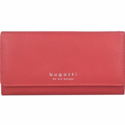 bugatti Damengeldbörsen Querformat<Linda Geldbörse Leder 19 cm rot