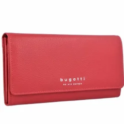 bugatti Damengeldbörsen Querformat<Linda Geldbörse Leder 19 cm rot