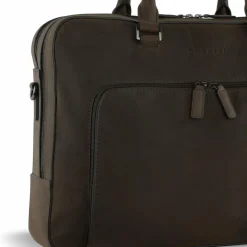 Online bugatti Luca Aktentasche Leder 39 cm Laptopfach braun