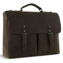 Sale bugatti Luca Aktentaschen Messenger Leder 39 cm Laptopfach braun